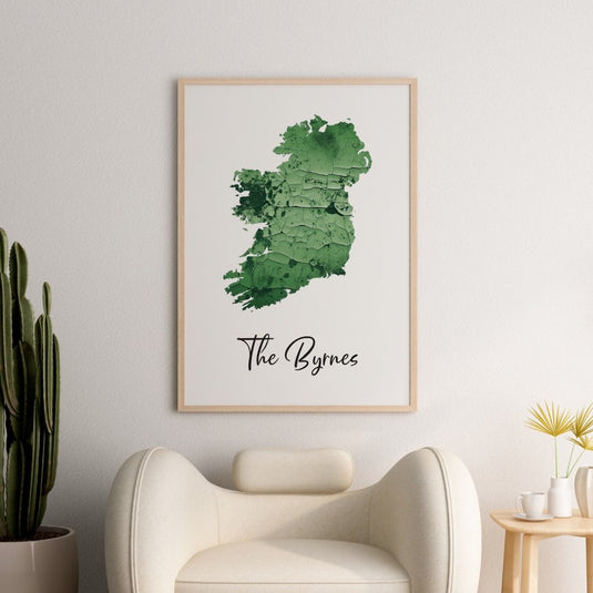 Personalised Single Location Vertical Print